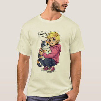 Ik hou van kat t-shirt