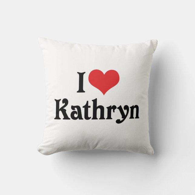 Ik hou van Kathryn Kussen (Voorkant)
