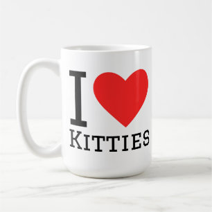 Ik hou van katjes koffiemok