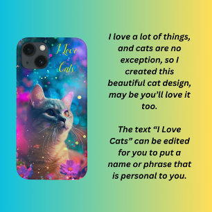 Ik hou van katten iPhone 13 hoesje
