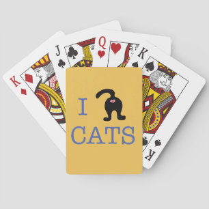 Ik hou van katten die kaarten afspelen maar Humor