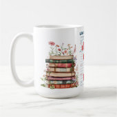 Ik hou van katten en boeken koffiemok (Links)
