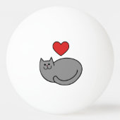 Ik hou van katten pingpongballen (Achterkant)