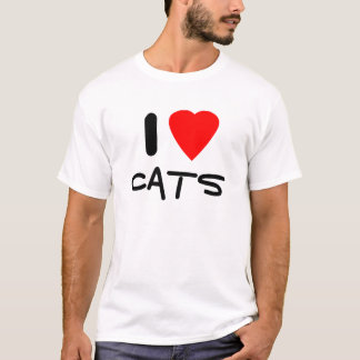 Ik hou van katten t-shirt