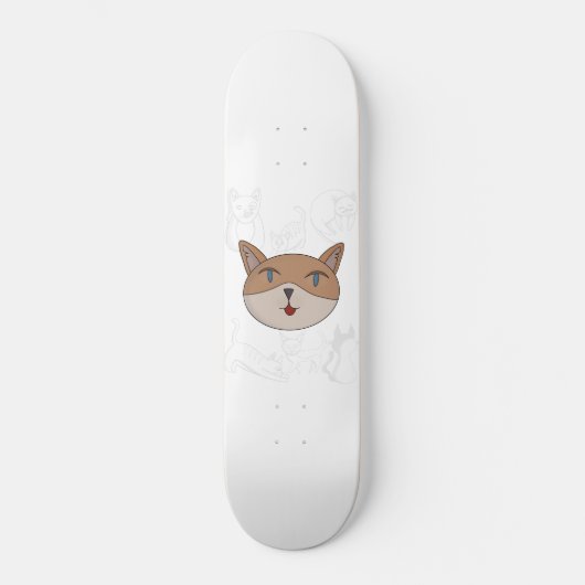 Ik hou van kattendekdekdekdekdekdekbedden. skateboard (Voorkant)