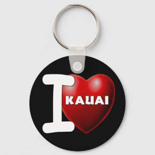 Ik hou van Kauai, Hawaii Sleutelhanger