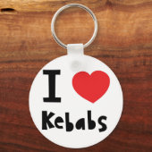 Ik hou van Kebabs Sleutelhanger (Voorkant)