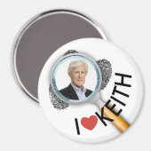 Ik hou van Keith True Crime Magnet Magneet (Voorkant / Achterkant)