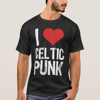 Ik hou van Keltisch Punk T-shirt