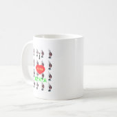 Ik hou van Kenia Masai Art Print Koffiemok (Voorkant links)