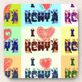 Ik hou van Kenia.png Drankjes Onderzetter (Voorkant)