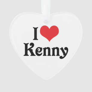 Ik hou van Kenny Ornament