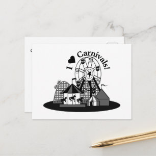 Ik hou van kermissen! briefkaart