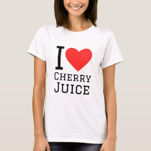 Ik hou van kersensap t-shirt