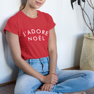 Ik hou van Kerstmis Modern Love Christmas Stijlv T-shirt