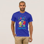 Ik hou van Kerstmis - TWEETY™ T-shirt (Voorkant volledig)