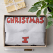 Ik hou van kersttissue paper tissuepapier (Geschenk)