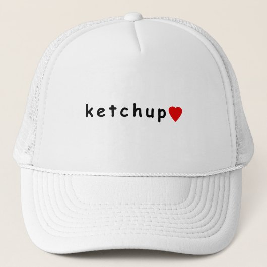 Ik hou van ketchup trucker pet (Voorkant)