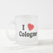 Ik hou van Keulen Matglas Koffiemok (Links)