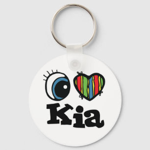 Ik hou van Kia Sleutelhanger