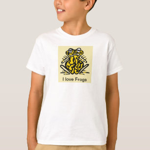 Ik hou van KIKKERS - Giftige Corroboree kikker - w T-shirt