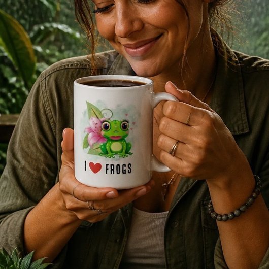 Ik Hou Van Kikkers Koffiemok