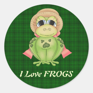 Ik hou van KIKKERS sticker