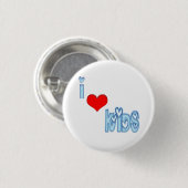 Ik hou van Kinder pop Ronde Button 3,2 Cm (Voorkant /achterkant)