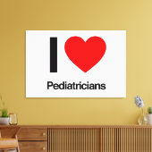 Ik hou van kinderartsen canvas afdruk (Insitu (Woonkamer))