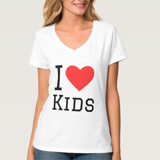 Ik hou van kinderen t-shirt (Voorkant)