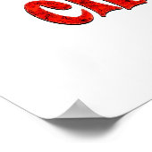 Ik hou van kinderschoenen poster (Hoek)