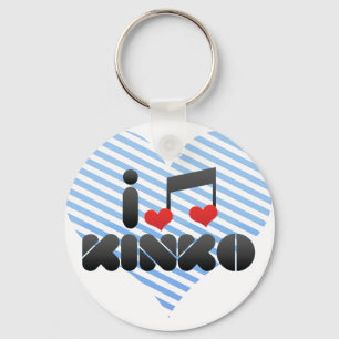 Ik hou van Kinko Sleutelhanger