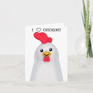 Ik hou van kippen! kaart