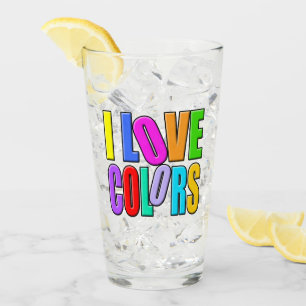 Ik hou van kleuren glas
