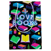 Ik hou van kleurrijke boeken medium cadeauzakje (Voorkant)