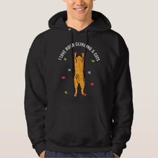 Ik Hou Van Klimmen & Katten Knuffel Kat Katachtige Hoodie
