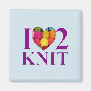 Ik hou van Knit - Magnet Magneet