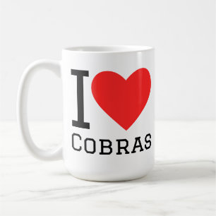 Ik hou van kobras koffiemok