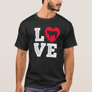 Ik hou van koeien boer boer Retro & T-shirt