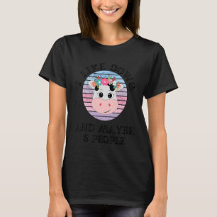 Ik hou van Koeien en misschien 3 mensen die Boerde T-shirt