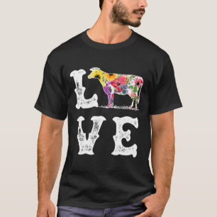 Ik Hou Van Koeien Koe Vrouwen Mannen Zuivel Boer B T-shirt