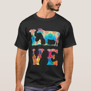 Ik hou van koeien Koe vrouwen Mannen Zuivel Boer B T-shirt
