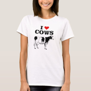 Ik hou van koeien met t-shirt