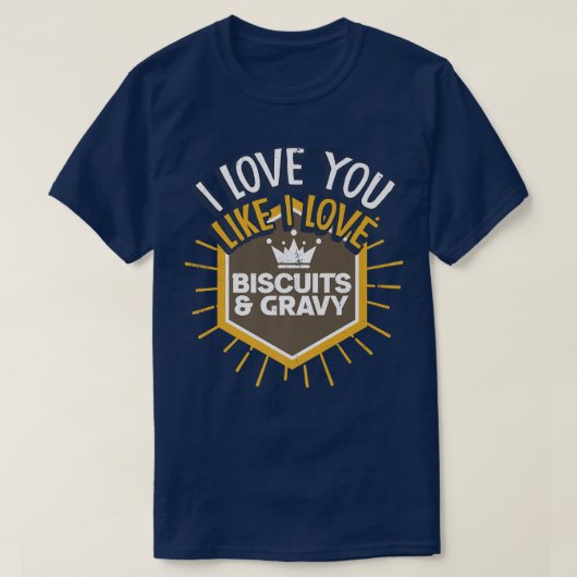 Ik hou van koekjes en zwaardbaken. t-shirt (Design voorkant)