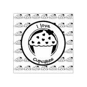 Ik hou van koekjes 	rubberstempel (Afrduk)