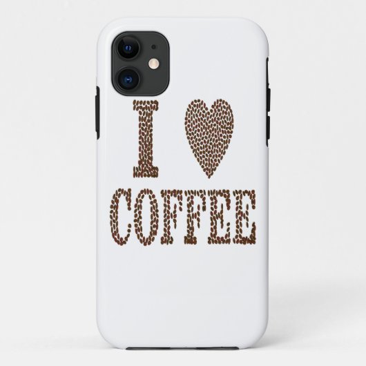 Ik hou van koffie Case-Mate iPhone case (Achterkant)