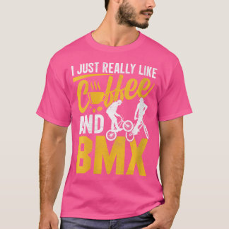 Ik hou van koffie en BMX T-shirt
