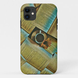Ik hou van koffie en boeken iPhone 11 hoesje