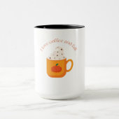 Ik hou van koffie en herfst mok (Midden)