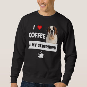 Ik hou van koffie en mijn sint-Bernard mam papa Do Trui